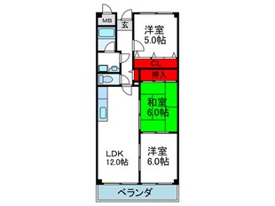 サングリュックコートの物件間取画像